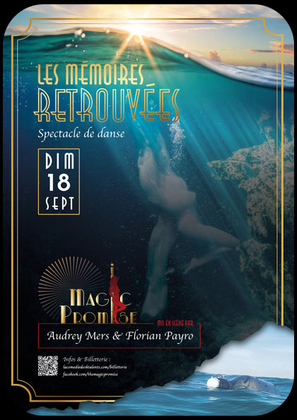 Affiche du spectacle cabaret « Les Mémoires retrouvées »